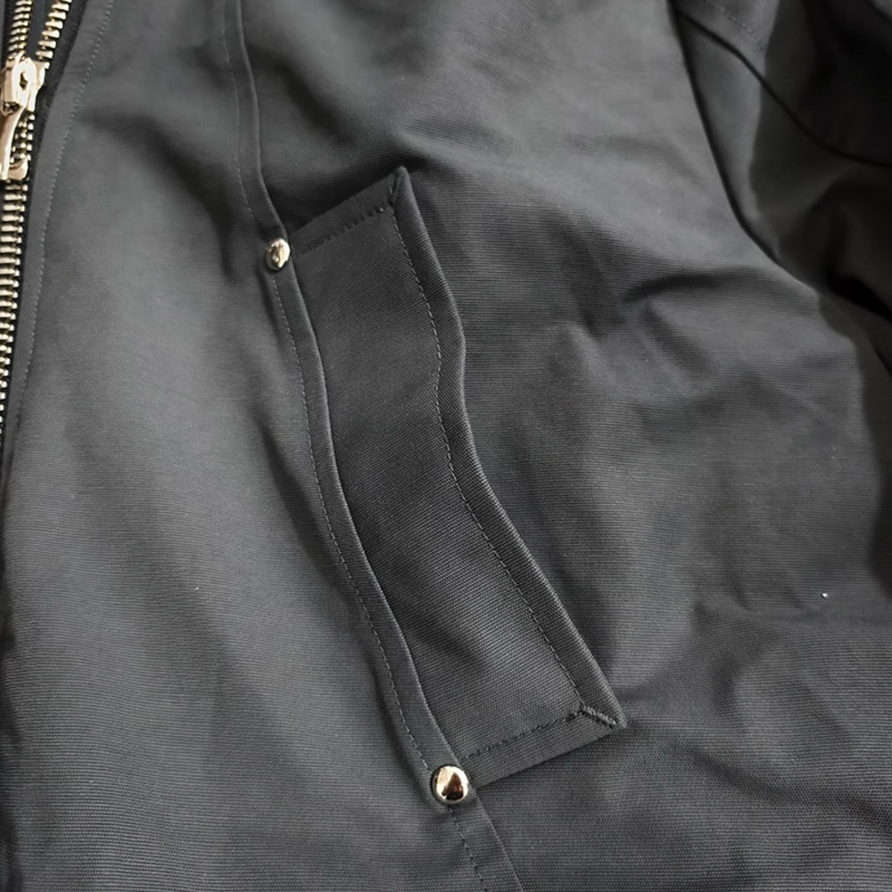 Moncler Black Hooded Down Jacket - Picture 4 of 14